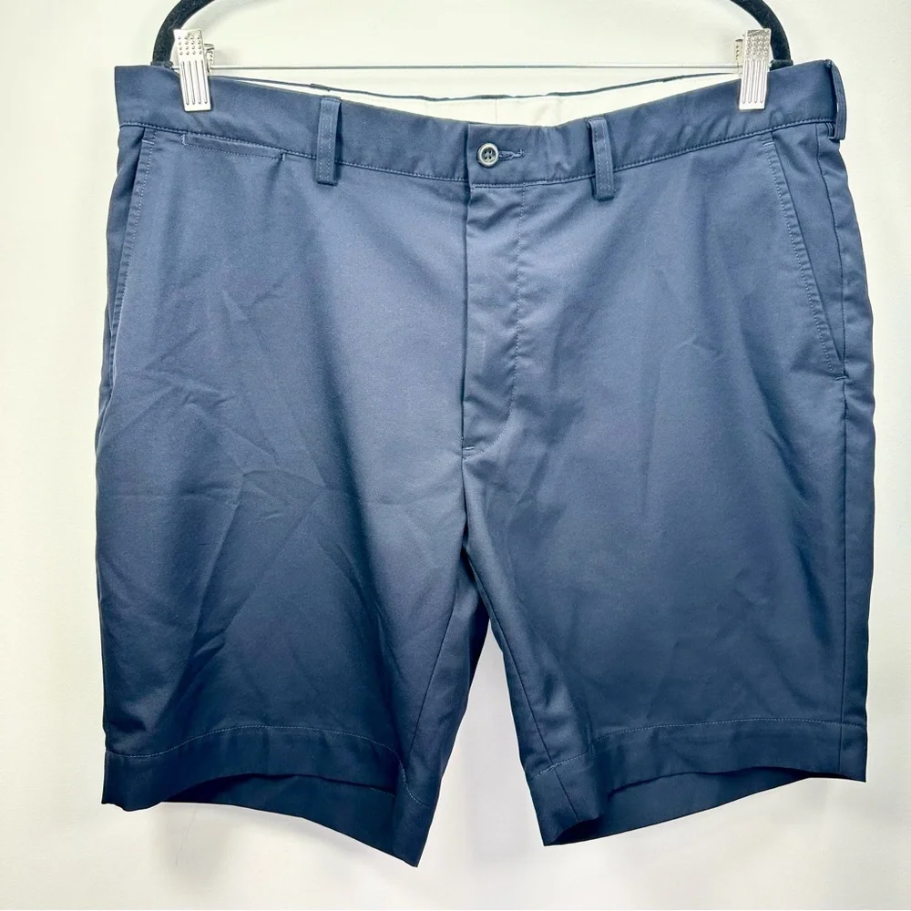 Polo Ralph Lauren Classic Fit Flat Front Shorts, Navy Blue, 36 Waist
